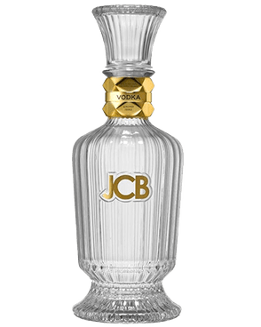 Image of a bottle of JCB Truffle Vodka featuring a sleek design with a gold label.